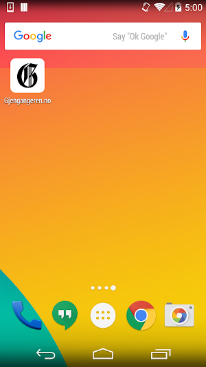 Gjengangeren.no Screenshot 2