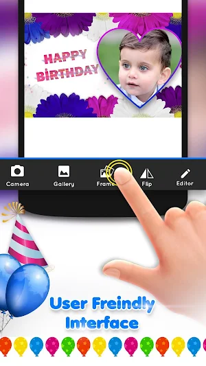 Birthday Photo Frame Screenshot 1
