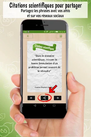 citations scientifiques et citation sur la science Screenshot 2