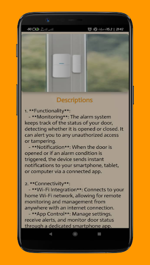 wifi door alarm guide Screenshot 1