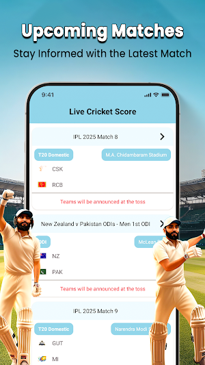 Live Cricket TV HD Streaming Screenshot 1
