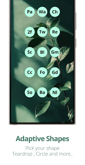 Letters Material You Icon Pack Screenshot 2
