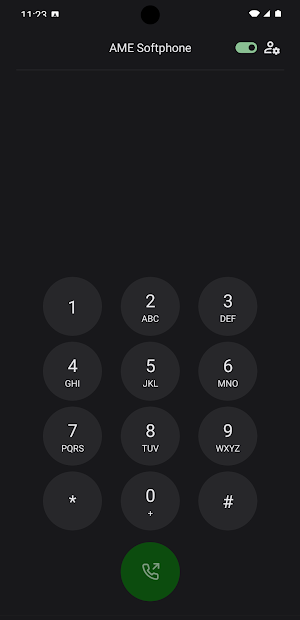 AME Softphone Screenshot 1