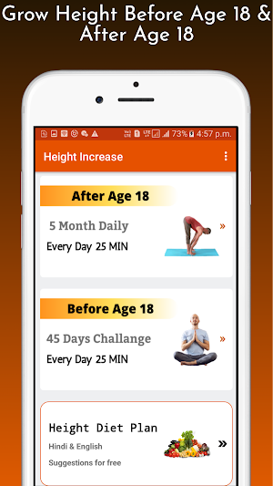 Height increase exercise Screenshot 2