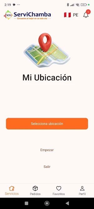 ServiChamba Screenshot 1