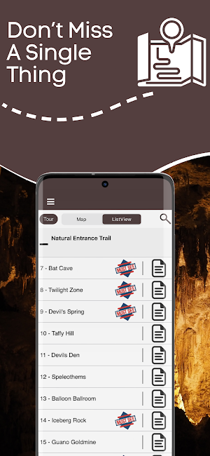 Carlsbad Caverns Audio Guide Screenshot 3