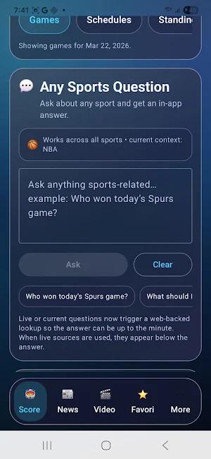Everything Sports Screenshot 2