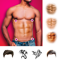 Six Pack Abs -Hair Style Photo
