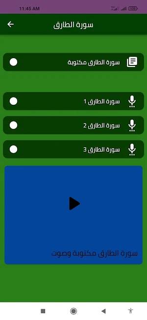 سورة الطارق مكتوبة Screenshot 2
