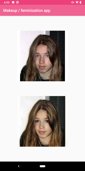 Makeup / feminization app Screenshot 2