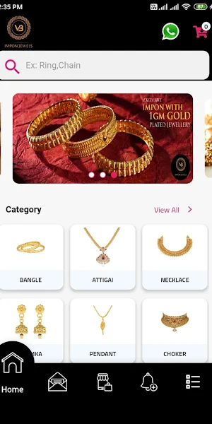 Impon One Gram Gold Jewellery Screenshot 1