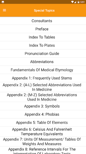 Dorland's Illustrated Medical Dictionary Screenshot 2