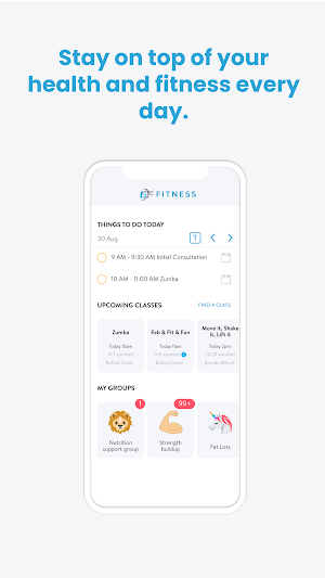GF Fitness Screenshot 1