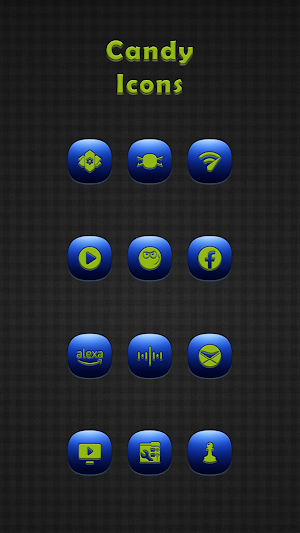 Candy Blue Icons Screenshot 3