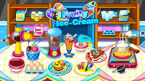 Cooking Fruity Ice Creams Screenshot 0
