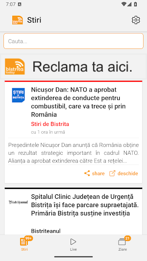 bistrita.today Screenshot 0