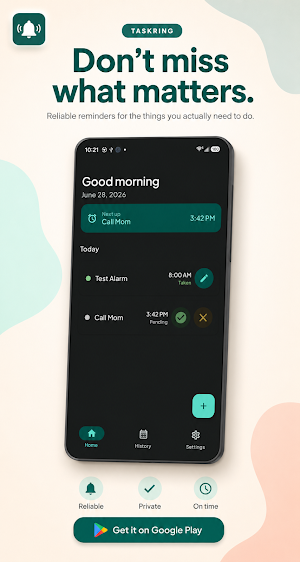 TaskRing: Task Reminder Screenshot 0