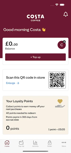 Costa Coffee Gibraltar Screenshot 2