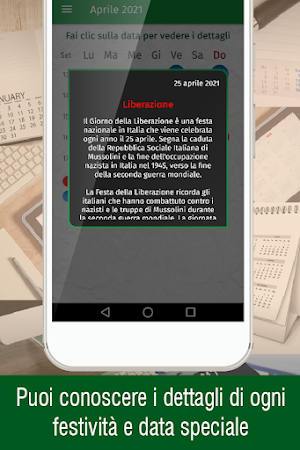 Calendario 2021 gratis italiano con festività Screenshot 2