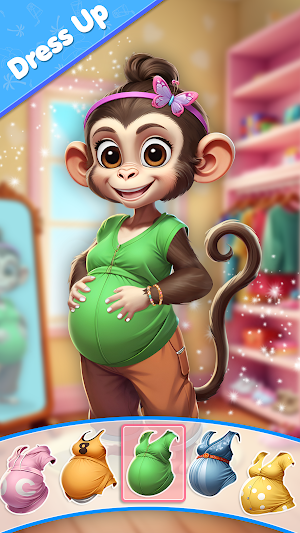 Monkey babyshower party game Screenshot 0