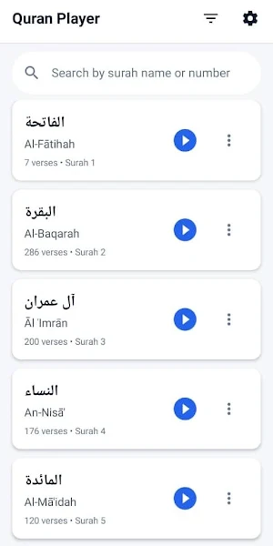 Complete Qur'an Player Screenshot 1