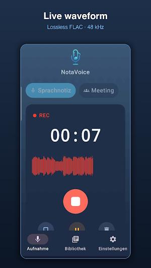 NotaVoice Dictate & Transcript Screenshot 1