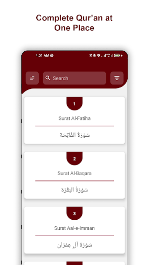 Al-Quran Al-Mamdooh (English) Screenshot 1