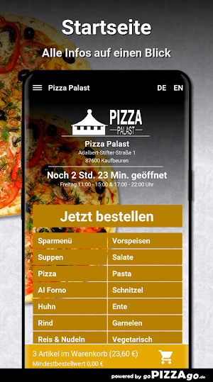Pizza Palast Kaufbeuren Screenshot 1