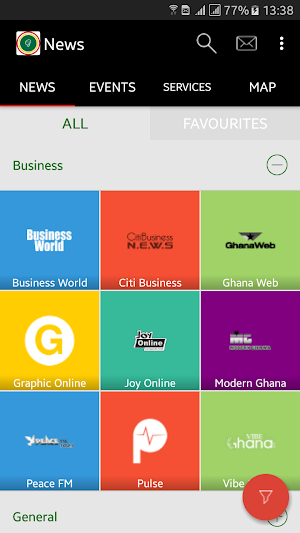 Ghana Online News, Events and  Screenshot 0