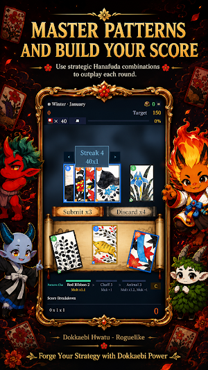 Dokkaebi Hwatu: Card Roguelike Screenshot 1