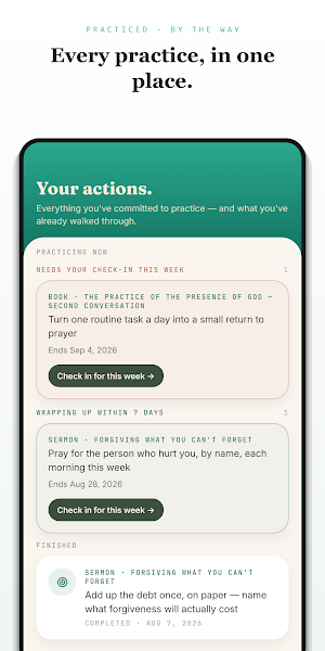 Practiced — Sermon to Action Screenshot 2