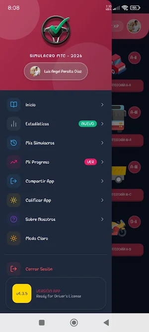MTC simulacro de examen 2026 Screenshot 2