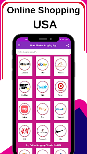 Online shopping apps Usa Screenshot 0