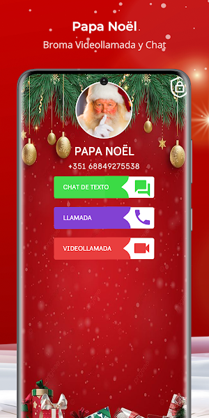 Santa Claus Phone calling Game Screenshot 2