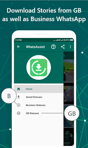 WhatsAssist: Status Saver Image & Video Downloader Screenshot 3
