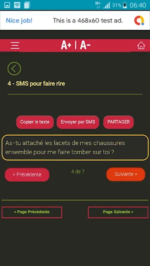 SMS drôle de couples et amour Screenshot 3