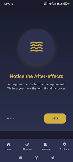 Emotional Hangover Tracker Screenshot 0