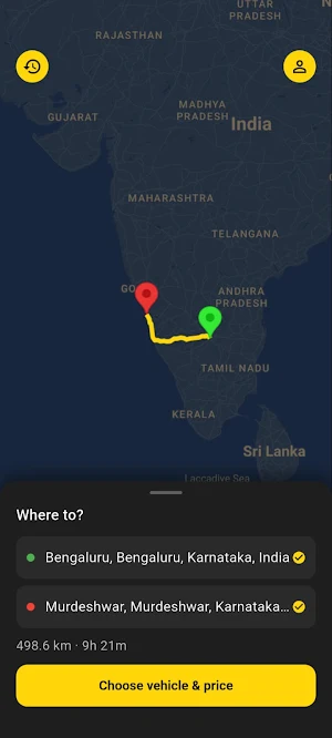 MyTownCabs Screenshot 1