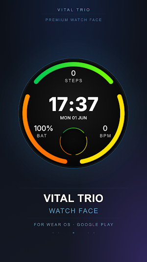 Vital Trio Watch Face Screenshot 3