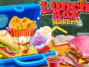 School Lunch Food Maker 2: Free Cooking Games Screenshot 0