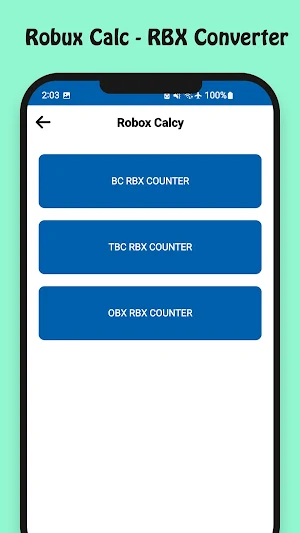 Robux Calc and RBX Converter Screenshot 3