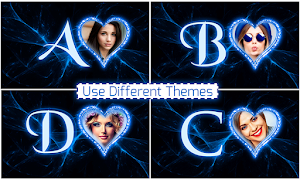 Lighting Text Photo Frames Screenshot 1