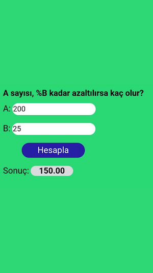 Yüzde ve Kâr Hesaplama Screenshot 3