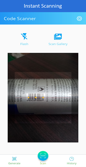QR code scanner & generator Screenshot 0
