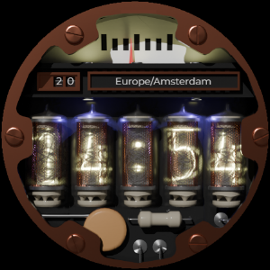 Nixie tube watch face 01 Screenshot 0