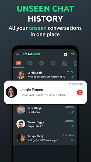 Unseen Online - Hide Last Seen Screenshot 2