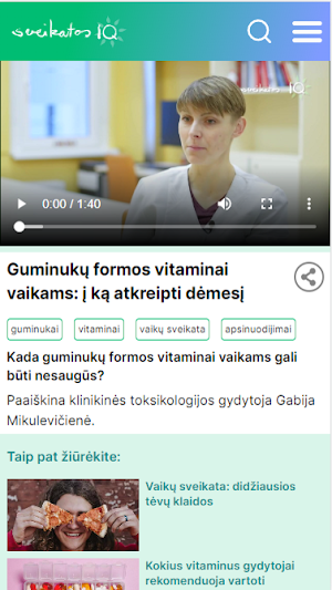 Sveikatos IQ Screenshot 2