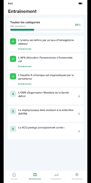 Infirmier Concours QCM 2026 Screenshot 1