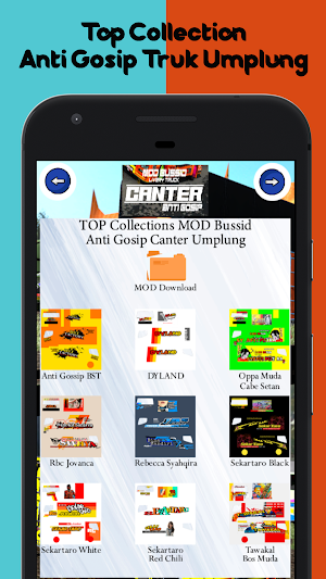 MOD Bussid Anti Gosip Full Stickers Screenshot 2