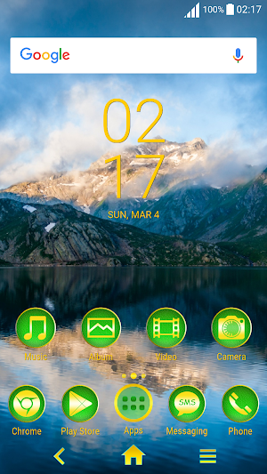 mountain fog | Xperia™ Theme Screenshot 0